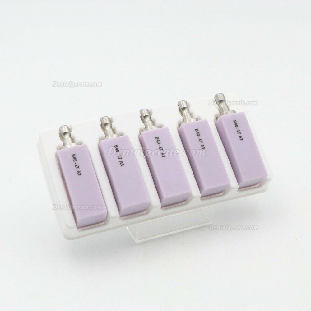 5 Stücke B40 HT/LT Lithiumdisilikat Glaskeramik Presskeramik Präfabrizierter Blöckchen (für Sirona Cerec CAD/CAM Fräsmaschine) 5 Stücke B40 HT/LT Lithiumdisilikat Glaskeramik Presskeramik Präfabrizierter Blöckchen (für Sirona Cerec CAD/CAM Fräsmaschine)