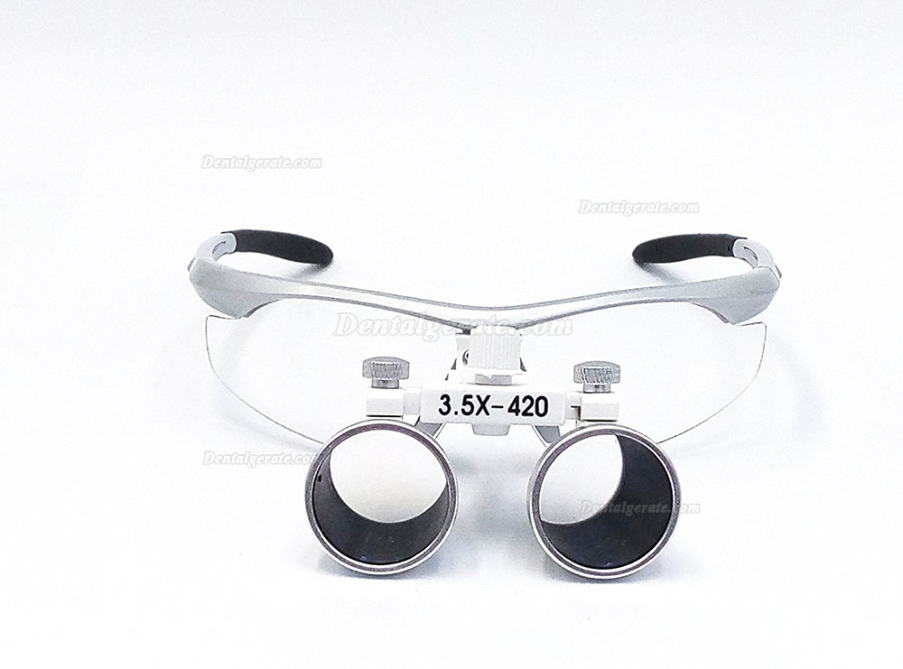 3.5X 420mm Dental Lupenbrille Chirurgisch Medizinisch mit Led Stirnlampe