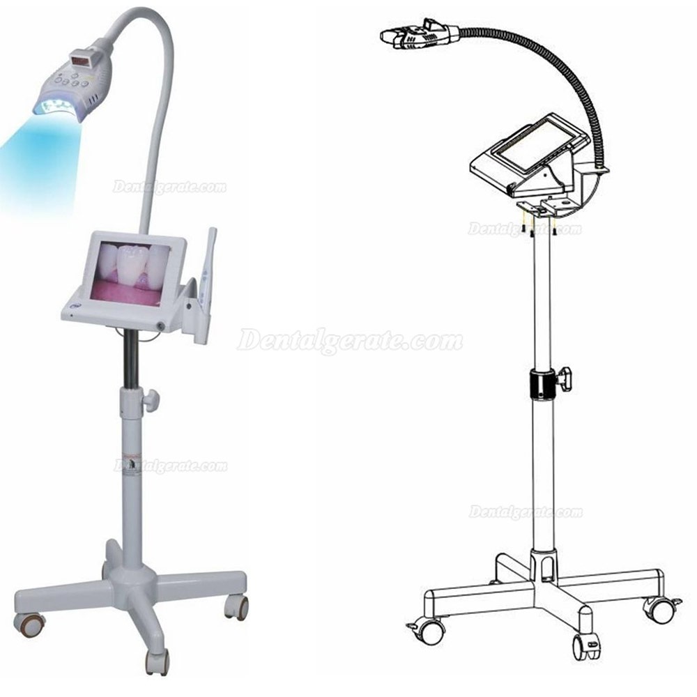 MLG&reg; M-86 8 Zoll LCD Monitor Bleachinger-Zahn+intraorale Kamera Trolley-Typen mit SD-Karte