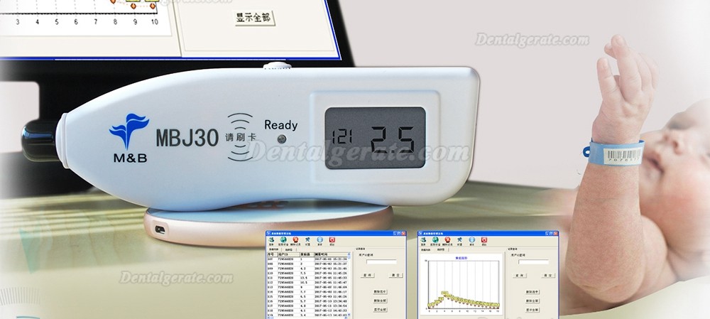M&B J30 transkutane bilirubin messger&auml;t baby jaundice meter