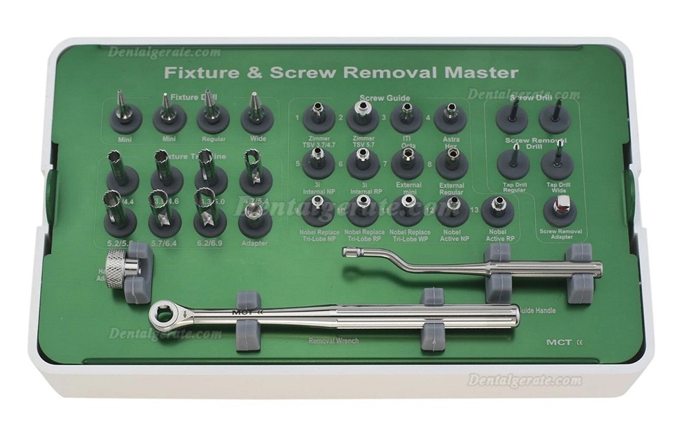 Master-Kit zur Implantat- und Schraubenentfernung MCT FSRK-02 Bohrschablonenentferner Master-Kit zur Implantat- und Schraubenentfernung MCT FSRK-02 Bohrschablonenentferner