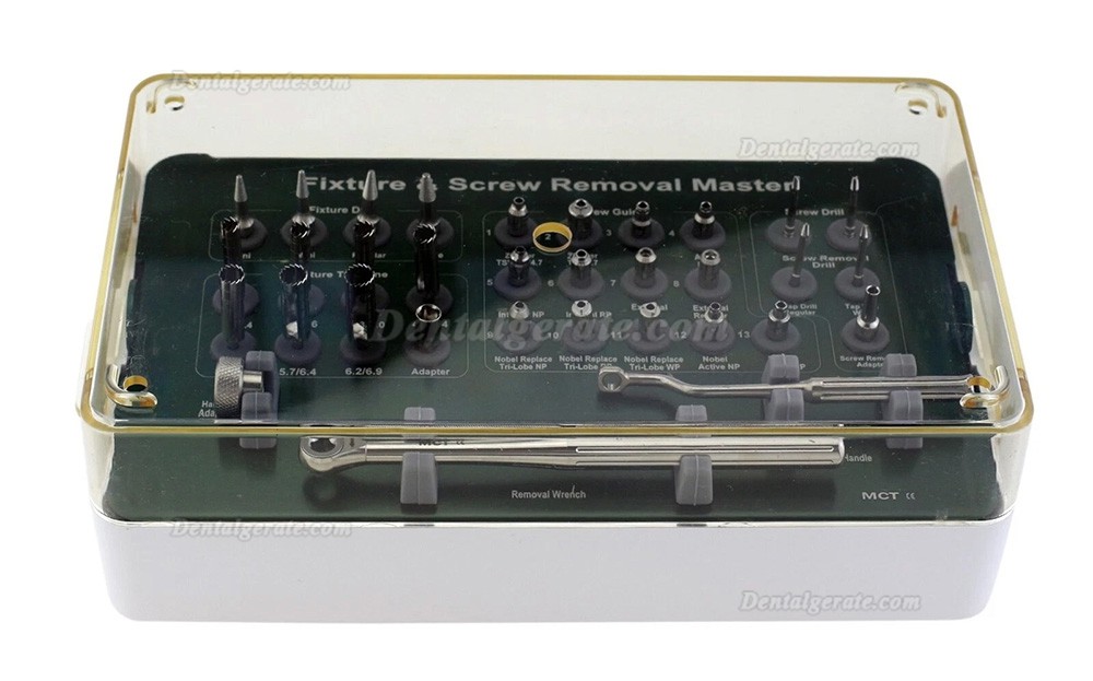 Master-Kit zur Implantat- und Schraubenentfernung MCT FSRK-02 Bohrschablonenentferner Master-Kit zur Implantat- und Schraubenentfernung MCT FSRK-02 Bohrschablonenentferner