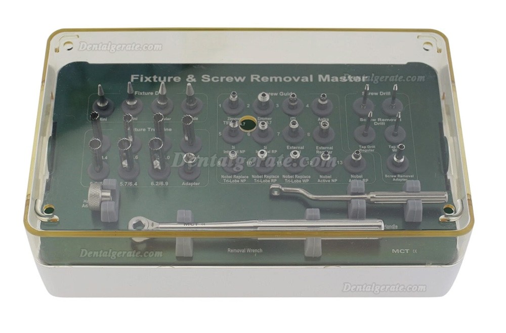 Master-Kit zur Implantat- und Schraubenentfernung MCT FSRK-02 Bohrschablonenentferner Master-Kit zur Implantat- und Schraubenentfernung MCT FSRK-02 Bohrschablonenentferner