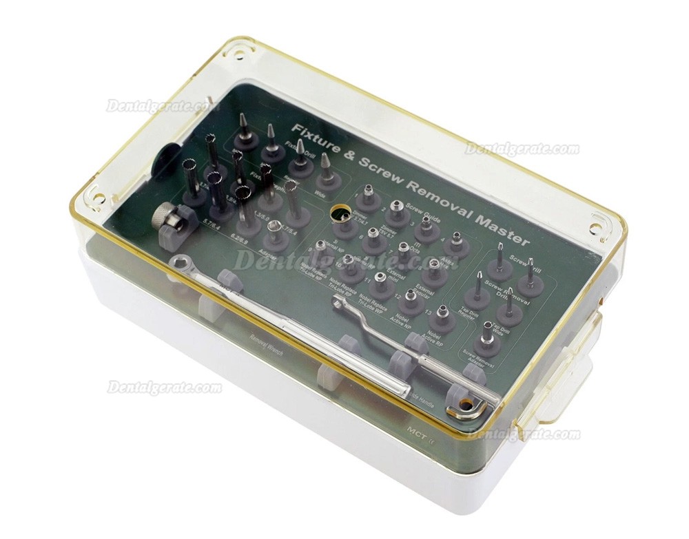 Master-Kit zur Implantat- und Schraubenentfernung MCT FSRK-02 Bohrschablonenentferner Master-Kit zur Implantat- und Schraubenentfernung MCT FSRK-02 Bohrschablonenentferner