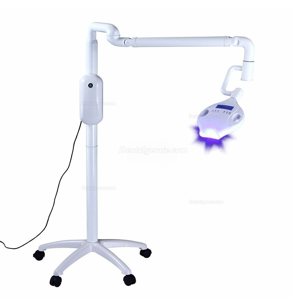 30W Neue LED Z&auml;hne Bleaching Ger&auml;t 6 St&uuml;ck Blaues Licht Zahnbleaching Lampe Bodenst&auml;nder Style