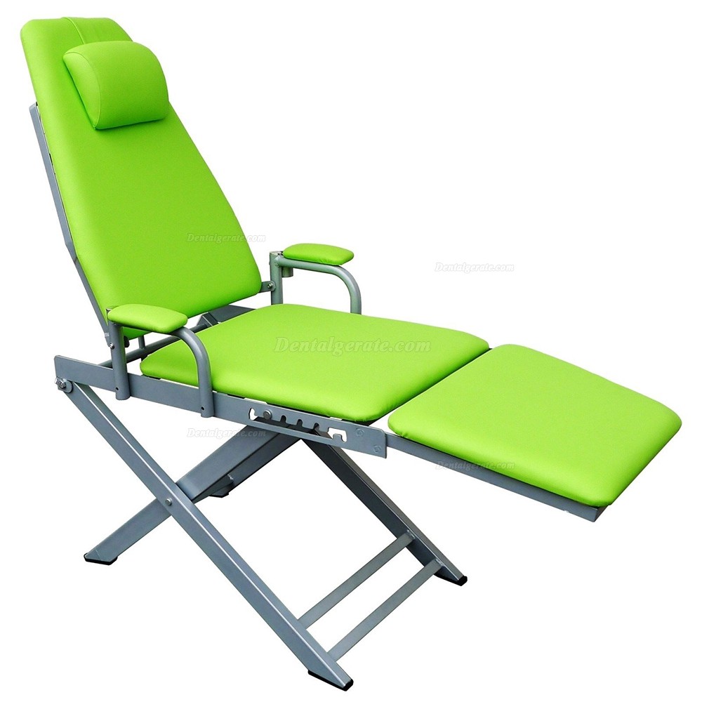 2017 Tragbarer Dental Mobiler Stuhl mit LED Lampe + Abfallbecken + Dental Turbine Einheit