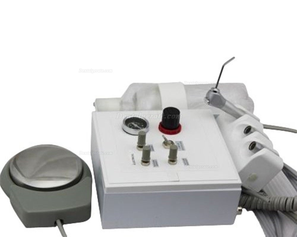 2017 Tragbarer Dental Mobiler Stuhl mit LED Lampe + Abfallbecken + Dental Turbine Einheit