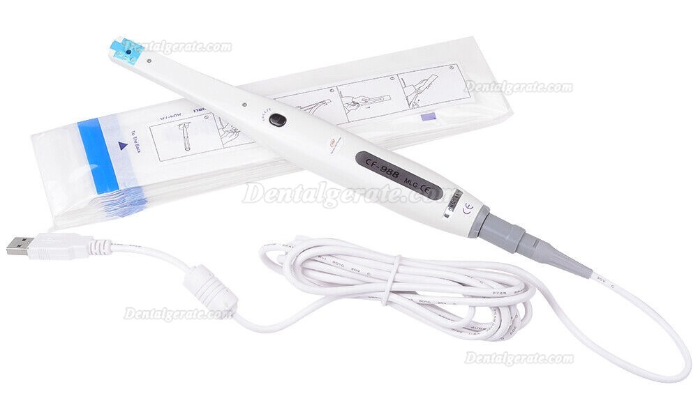 MLG CF-988 Dental Intraoralkamera 1/4 COMS 105&deg;-Ansicht 6 LED-Licht 2 Megapixel USB 2.0