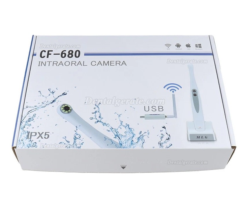 MLG CF680 kabellose intraoralkamera, 1080p, mit 8 LED-Leuchten