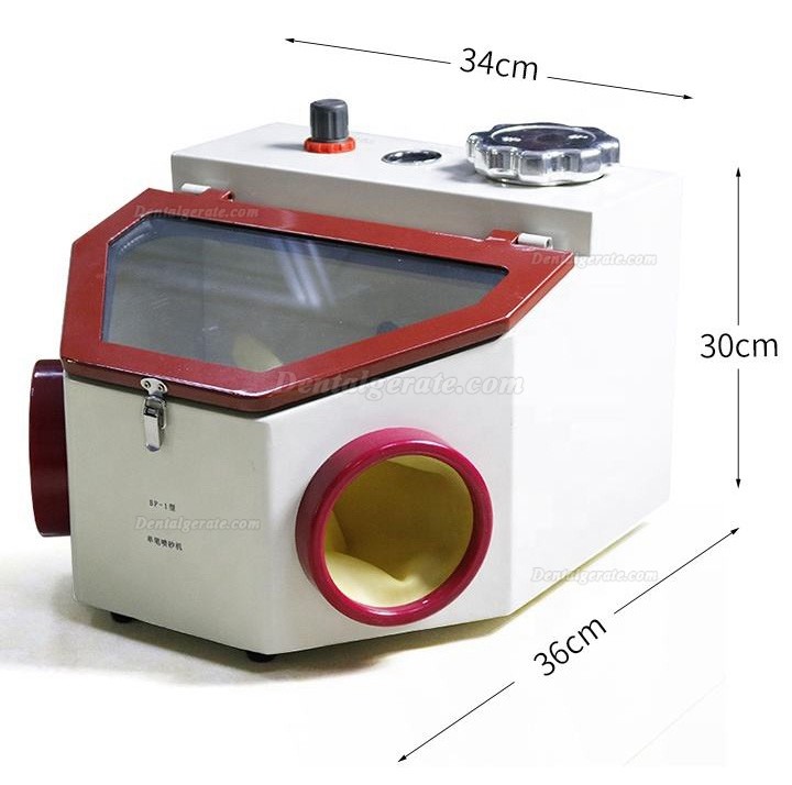 LZ LZ-VI Dental Sandstrahlger&auml;te mit Twin-Stift + 2 Strahltanks + LED-Licht