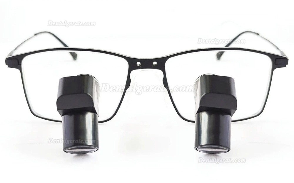 Micare ENM-350X 3.5X Dental Ergonomic Lupenbrille,TTL Chirurgische Lupenbrille (Kunststofflinsen)