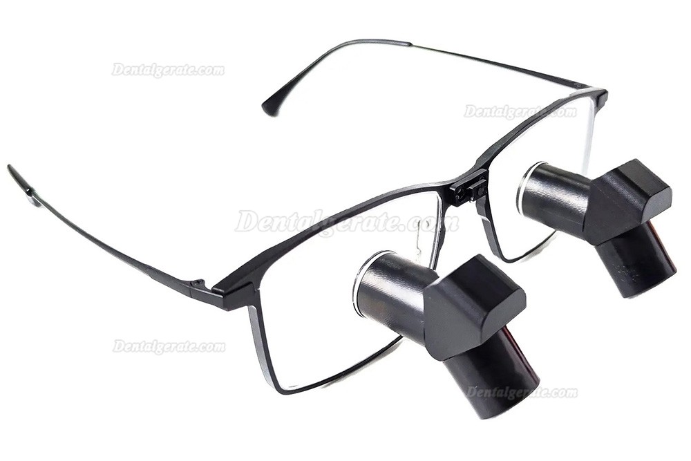 Micare ENM-350X 3.5X Dental Ergonomic Lupenbrille,TTL Chirurgische Lupenbrille (Kunststofflinsen)