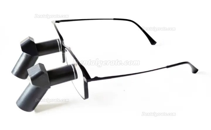 Micare ENM-550X 5.5X Dental Ergonomic Lupenbrille,TTL Chirurgische Lupenbrille (Kunststofflinsen)