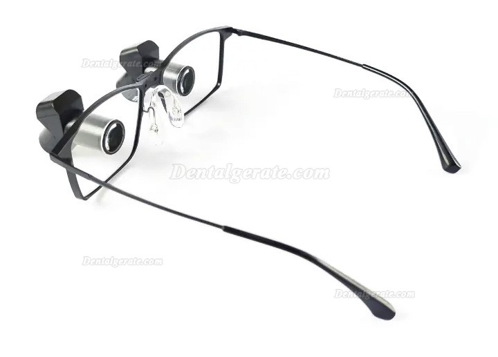 Micare ENM-550X 5.5X Dental Ergonomic Lupenbrille,TTL Chirurgische Lupenbrille (Kunststofflinsen)