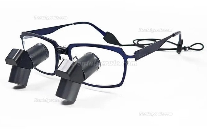 Micare JENM-350X 3.5X Dental TTL Ergonomic Lupenbrille,Ergo Binokular-Lupen (Vollmetall Linse)