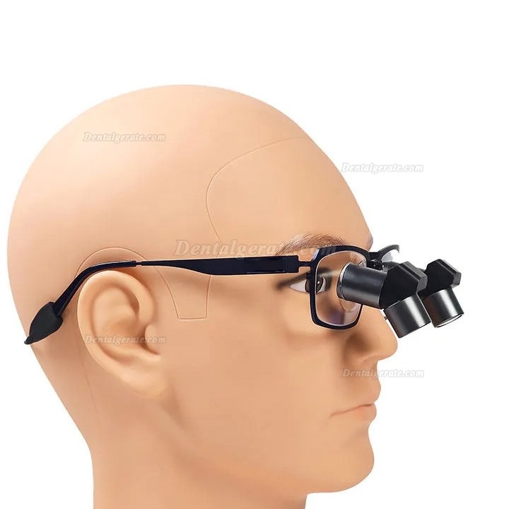 Micare JENM-350X 3.5X Dental TTL Ergonomic Lupenbrille,Ergo Binokular-Lupen (Vollmetall Linse)