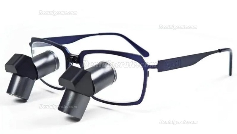 Micare JENM-350X 3.5X Dental TTL Ergonomic Lupenbrille,Ergo Binokular-Lupen (Vollmetall Linse)