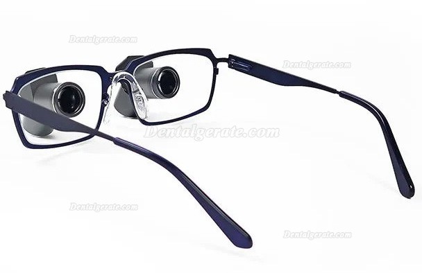 Micare JENM-350X 3.5X Dental TTL Ergonomic Lupenbrille,Ergo Binokular-Lupen (Vollmetall Linse)