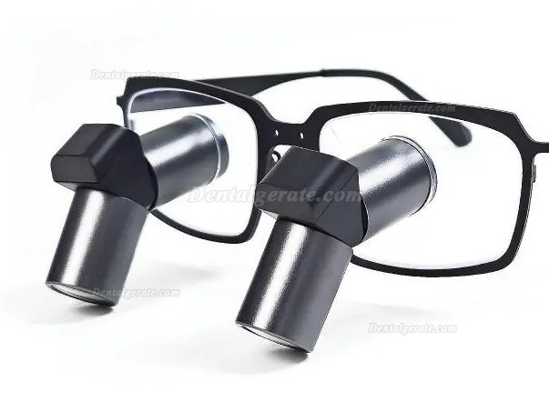 Micare JENM-450X 4.5X Dental TTL Ergonomic Lupenbrille,Ergo Binokular-Lupen (Vollmetall Linse)