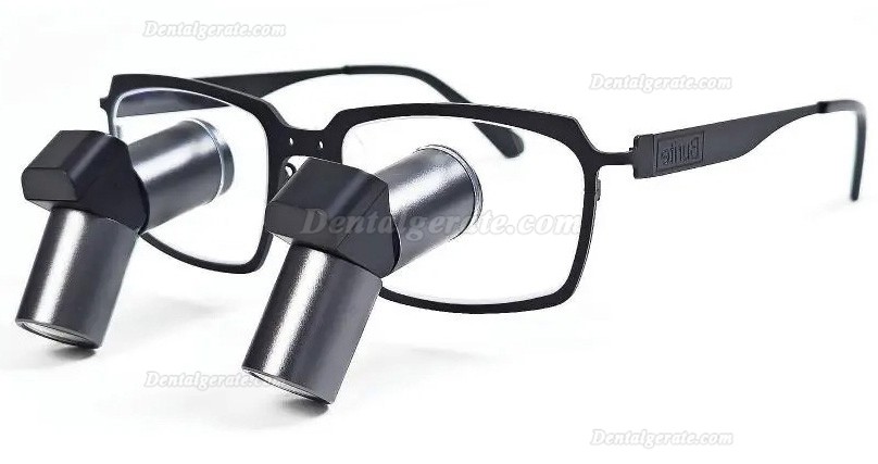 Micare JENM-450X 4.5X Dental TTL Ergonomic Lupenbrille,Ergo Binokular-Lupen (Vollmetall Linse)
