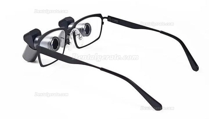 Micare JENM-450X 4.5X Dental TTL Ergonomic Lupenbrille,Ergo Binokular-Lupen (Vollmetall Linse)