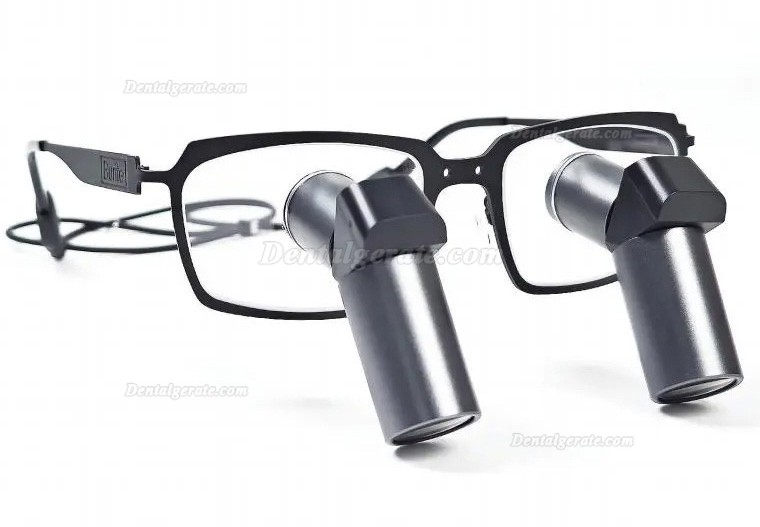 Micare JENM-550X 5.5X Dental Ergonomic Lupenbrille,Zahnmedizin TTL Lupenbrille (Vollmetall Linse)