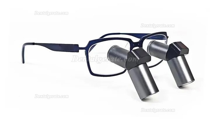 Micare JENM-550X 5.5X Dental Ergonomic Lupenbrille,Zahnmedizin TTL Lupenbrille (Vollmetall Linse)