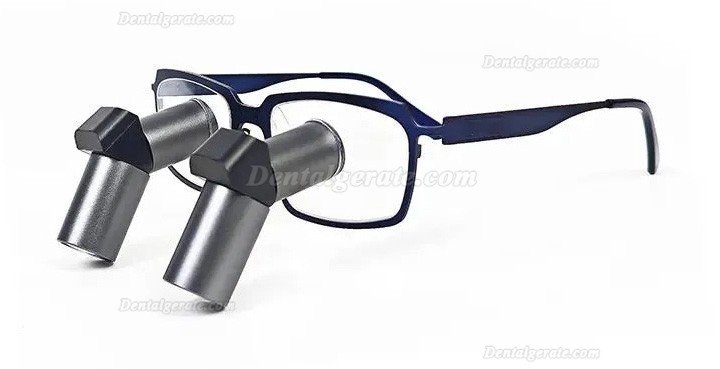 Micare JENM-550X 5.5X Dental Ergonomic Lupenbrille,Zahnmedizin TTL Lupenbrille (Vollmetall Linse)