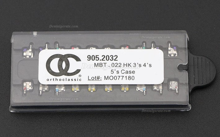50 Packungen Dental Kieferorthop&auml;dische OC MIM Metall Brackets St&auml;nder Mini MBT 022 345 Haken