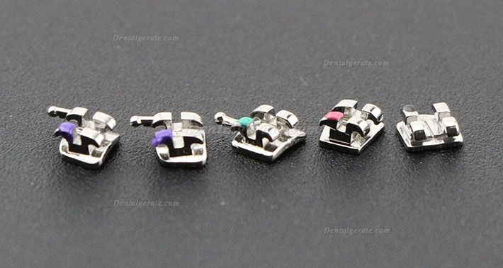 50 Packungen Dental Kieferorthop&auml;dische OC MIM Metall Brackets St&auml;nder Mini MBT 022 345 Haken