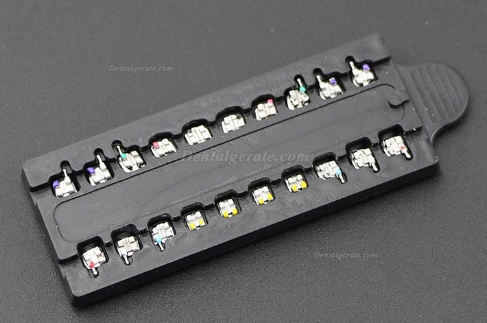 50 Packungen Dental Kieferorthop&auml;dische OC MIM Metall Brackets St&auml;nder Mini MBT 022 345 Haken
