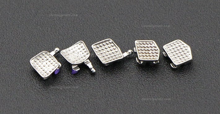 100 Packungen Dental Kieferorthop&auml;dische OC MIM Metall Brackets St&auml;nder Mini MBT 022 345 Haken