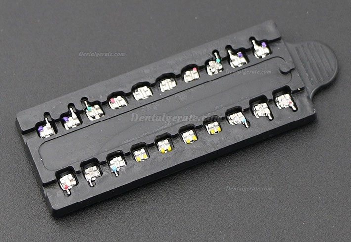 100 Packungen Dental Kieferorthop&auml;dische OC MIM Metall Brackets St&auml;nder Mini MBT 022 345 Haken