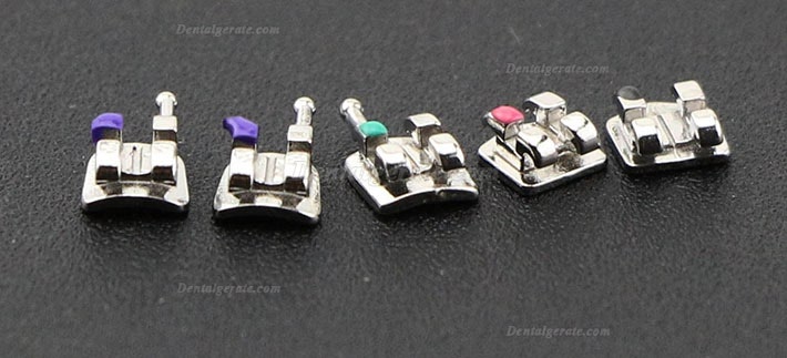 100 Packungen OC Dental Kieferorthop&auml;dische Metall Bracket St&auml;nder MIM Mini Roth MBT 018 022 345