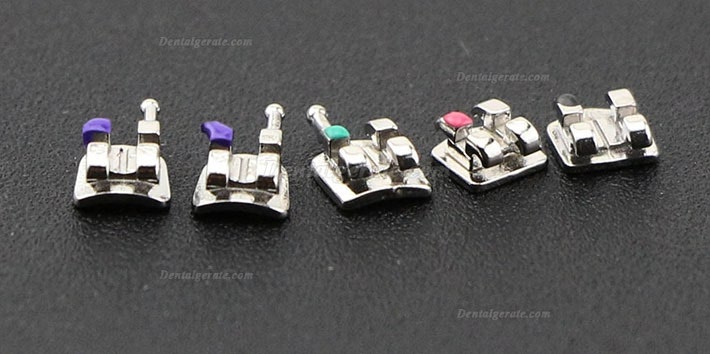 100 Packungen OC Dental Kieferorthop&auml;dische Metall Bracket St&auml;nder MIM Mini Roth MBT 018 022 345