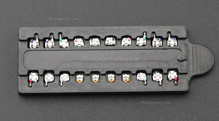 100 Packungen OC Dental Kieferorthop&auml;dische Metall Bracket St&auml;nder MIM Mini Roth MBT 018 022 345
