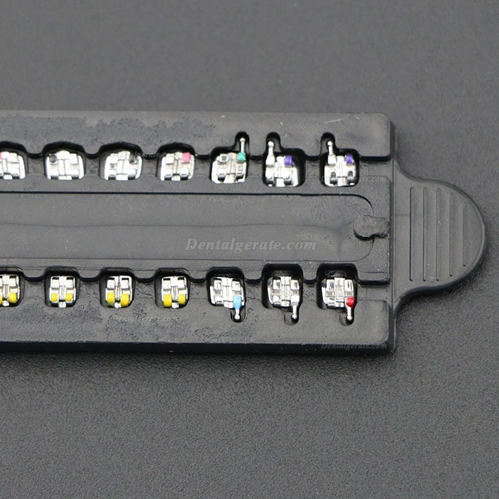 100 Packungen OC Dental Kieferorthop&auml;dische Metall Bracket St&auml;nder MIM Mini Roth MBT 018 022 345
