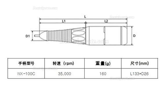 Maisilao&reg; NX100-100C Mikromotor-Nagelpoliermaschine mit 3.5000RPM