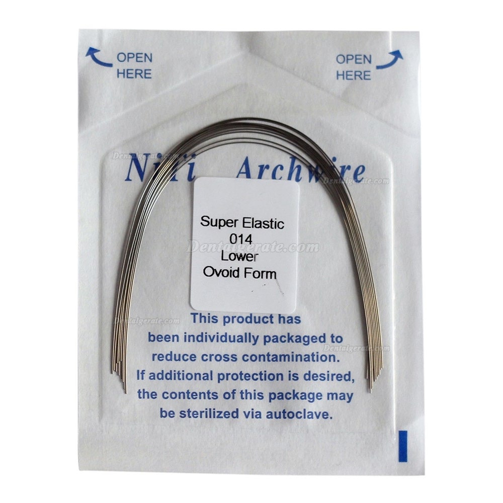 5 Bag Dental Orthodontic Super Elastics Niti Round Arch Wires Ovoid Form 5 Bag Dental Orthodontic Super Elastics Niti Round Arch Wires Ovoid Form
