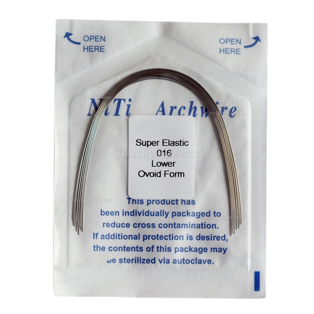 5 Bag Dental Orthodontic Super Elastics Niti Round Arch Wires Ovoid Form 5 Bag Dental Orthodontic Super Elastics Niti Round Arch Wires Ovoid Form