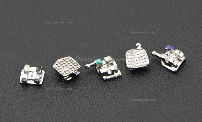 10 Packungen Dental Kieferorthop&auml;dische OC Metall Brackets St&auml;nder Mini Roth 022 345 Haken 200 St&uuml;cke