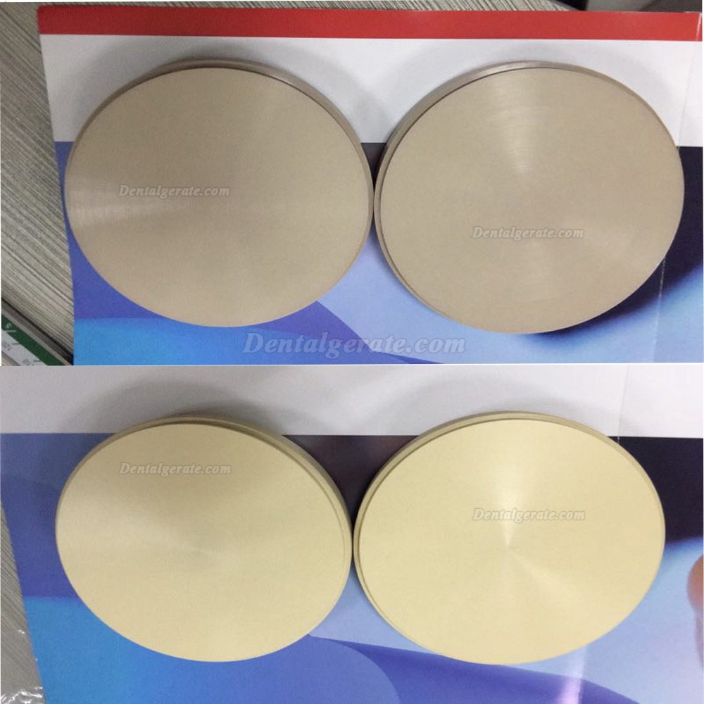 DentalPEEK-Bl&ouml;ck PEEK Ronden Polyetheretherketon Fr&auml;srohlinge 98mm/95mm x 12/14/16/18/20/24/26mm