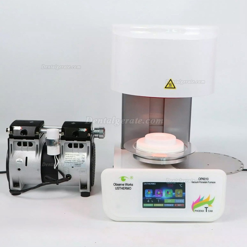 Phoenix 6010 Dentaler Automatischer Programmierbarer Vakuum Porzellanofen mit Vakuumpumpe