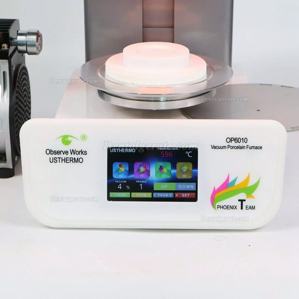 Phoenix 6010 Dentaler Automatischer Programmierbarer Vakuum Porzellanofen mit Vakuumpumpe