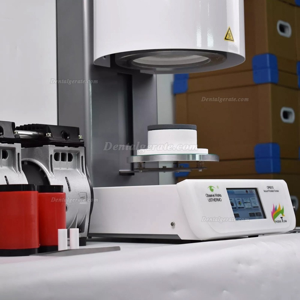 PHOENX OP6010A Plus Keramikpressofen Mit Vakuumpumpe zum Brennen von Keramikmaterial f&uuml;r Z&auml;hne