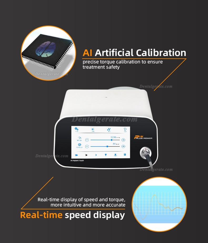 Pluspower&reg; Ai Touch Implantat Motor Implantologiemotor (mit 20:1 Winkelst&uuml;ck)