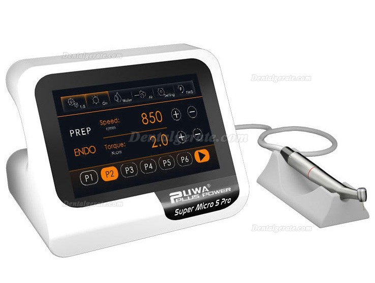 Pluspower&reg; Super Micro S Pro b&uuml;rstenloser mikromotor zahnmedizin (PREP/ENDO Modus 2in1)
