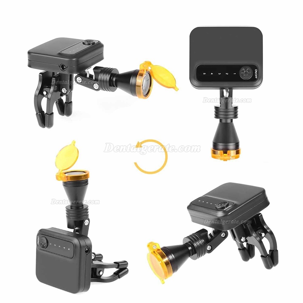 Kabelloses LED Licht 5W f&uuml;r Lupenbrillen inkl. 2 Akku