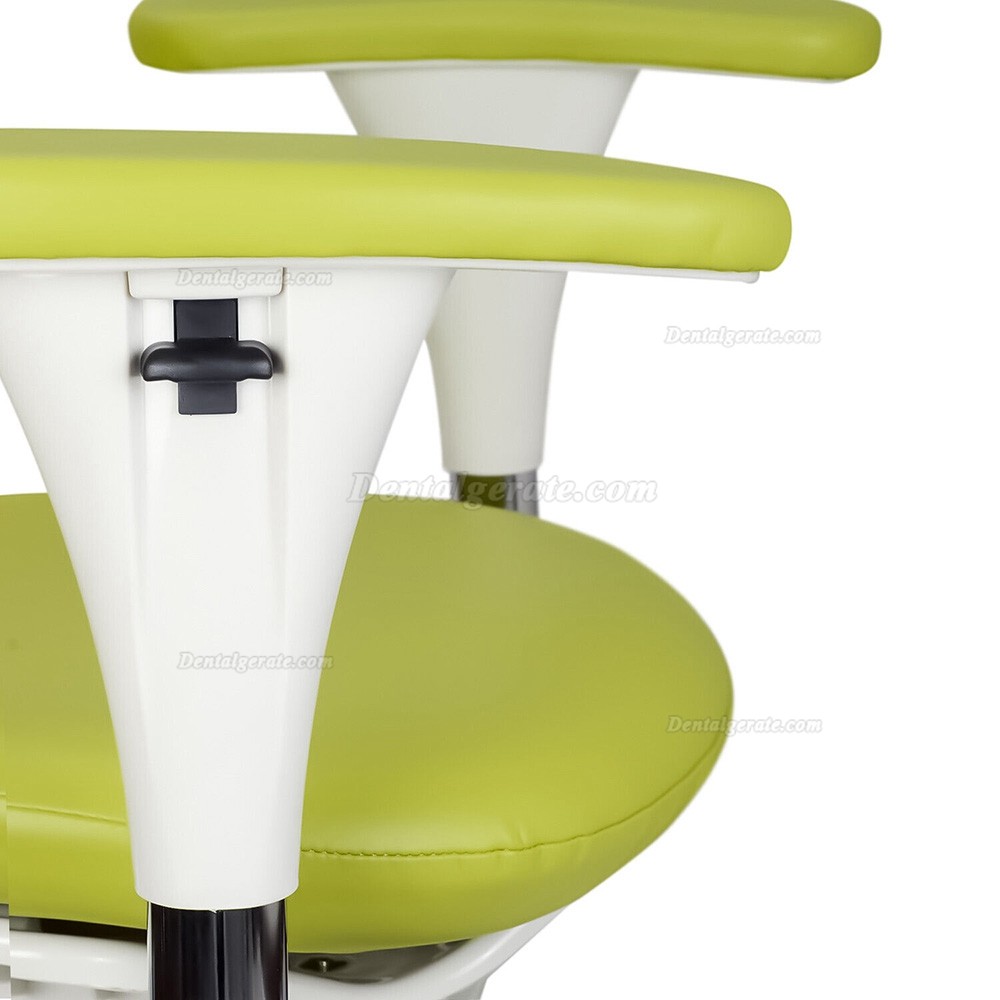 QIYUAN QY-MDS-E3 Dentalmikroskop-Bedienerhocker Ergonomischer Zahnarzt Hocker Dynamischer Sitz aus PU-Leder