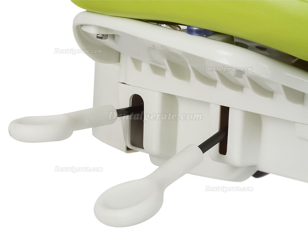 QIYUAN QY-MDS-E3 Dentalmikroskop-Bedienerhocker Ergonomischer Zahnarzt Hocker Dynamischer Sitz aus PU-Leder